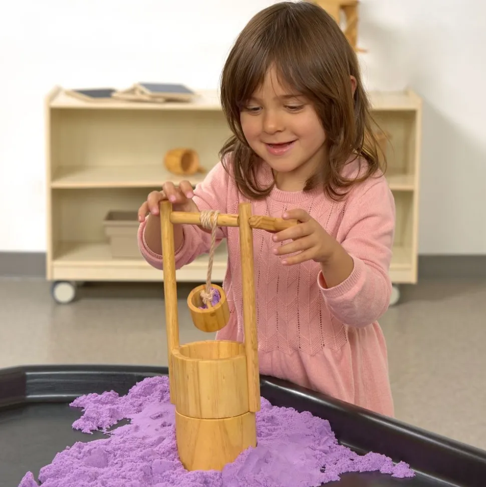 ExploreNook™ Wooden Water Well