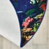 Explore the Ocean 6' Round Pixel Perfect Carpet