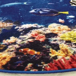 Explore the Ocean 6' Round Pixel Perfect Carpet