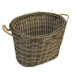 Extra Large Wicker Oval Baskets - Set of 3