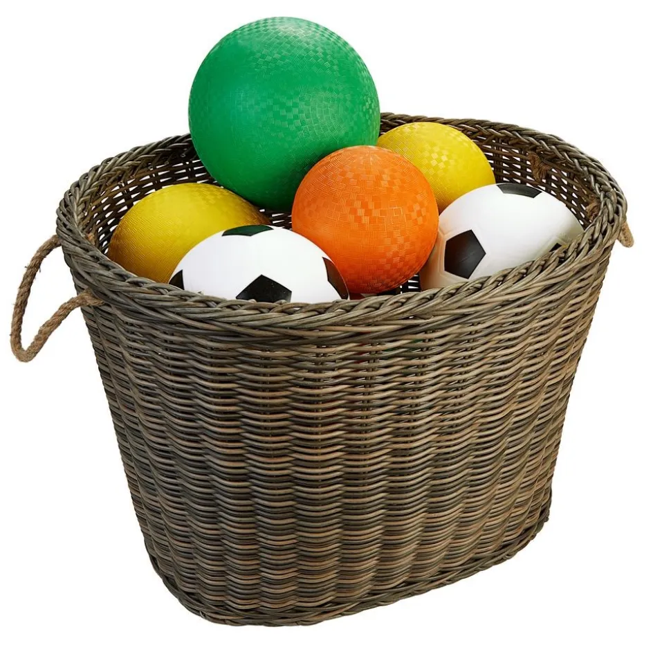 Extra Large Wicker Oval Baskets - Set of 3