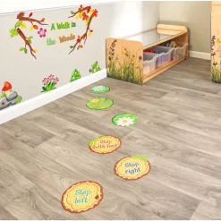 EZ Stick™ A Walk in the Woods Sensory Path - SEL for Children - Social Emotional Learning - 147 Pieces