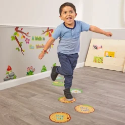 EZ Stick™ A Walk in the Woods Sensory Path - SEL for Children - Social Emotional Learning - 147 Pieces
