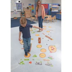 EZ Stick™ A Walk in the Woods Sensory Path - SEL for Children - Social Emotional Learning - 147 Pieces