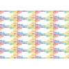 EZ Stick Nameplates Rainbow Building Blocks - 24 nameplates