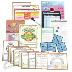 Family Engagement Math - Practice, Solve & Play Pack - Upper Grades