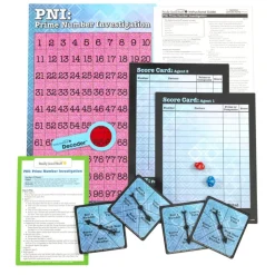 Family Engagement Math - Practice, Solve & Play Pack - Upper Grades