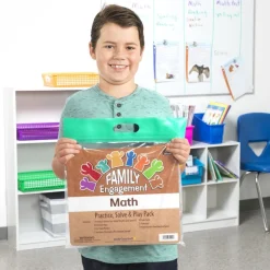 Family Engagement Math - Practice, Solve & Play Pack - Upper Grades