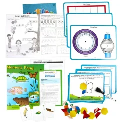 Family Engagement Math - Practice, Solve & Play Pack - First Grade