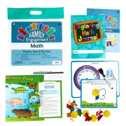 Family Engagement Math - Practice, Solve & Play Pack - First Grade