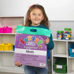 Family Engagement Math - Practice, Solve & Play Pack - PreK