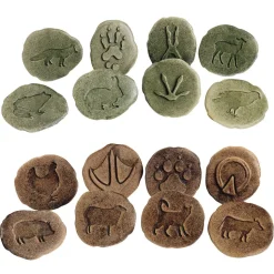 Farmyard and Woodland Footprint Stones