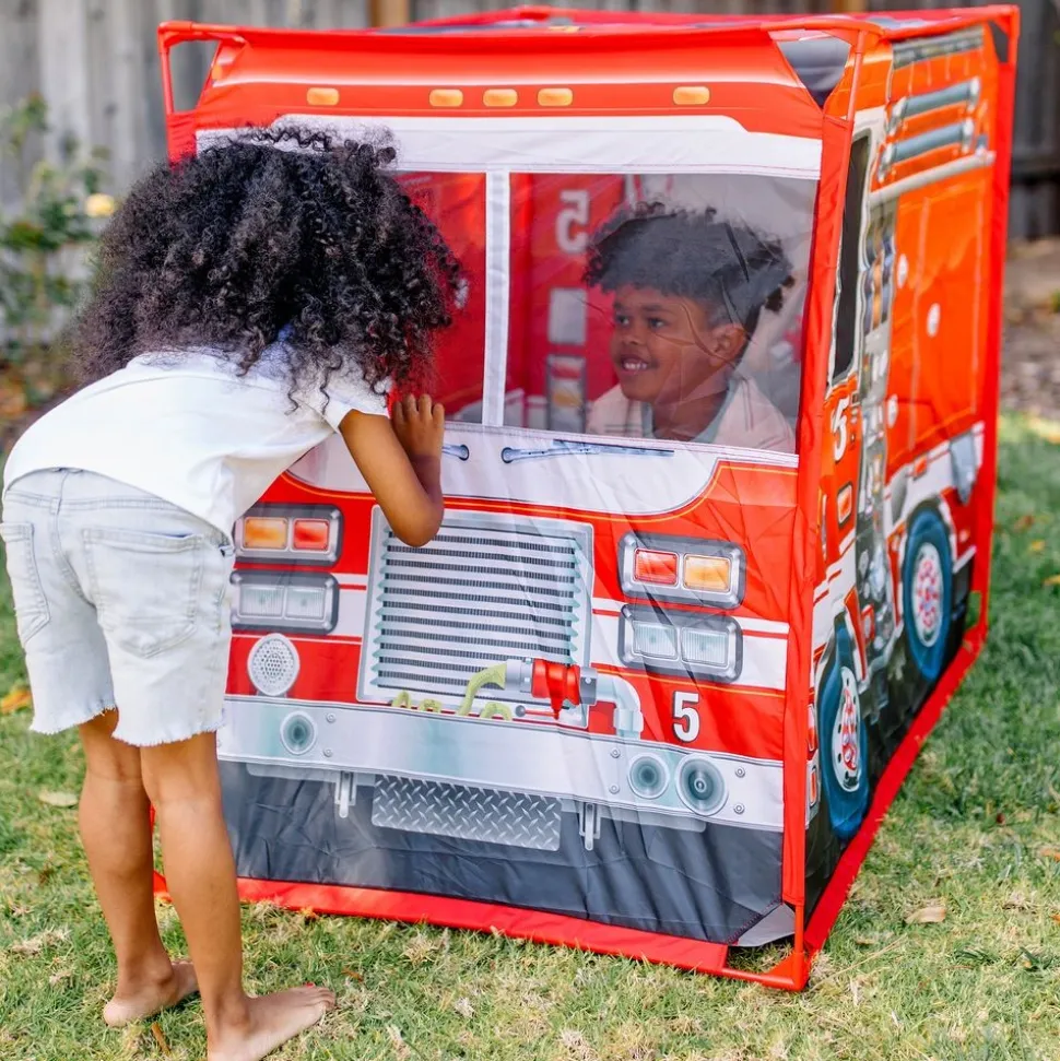 Fire Truck Play Tent