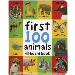 First 100 Animals Board Book