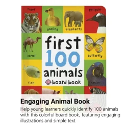 First 100 Animals Board Book