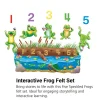 Five Speckled Frogs Felt Set