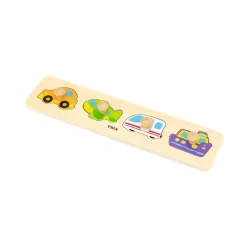 Flat Puzzle - 12 Piece Set with Storage Shelf