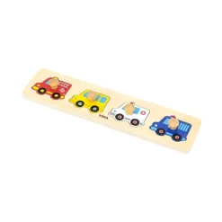 Flat Puzzle - 12 Piece Set with Storage Shelf