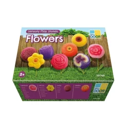 Flower Sensory Stones - 8pcs