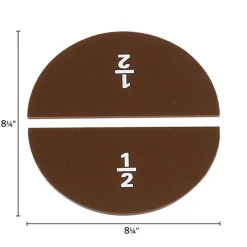 Fraction Circles - Set Of 51 Pieces
