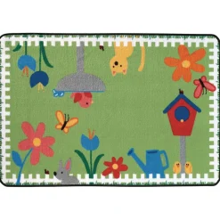 Garden Time 4' x 6' Rectangle Kids Value Carpet