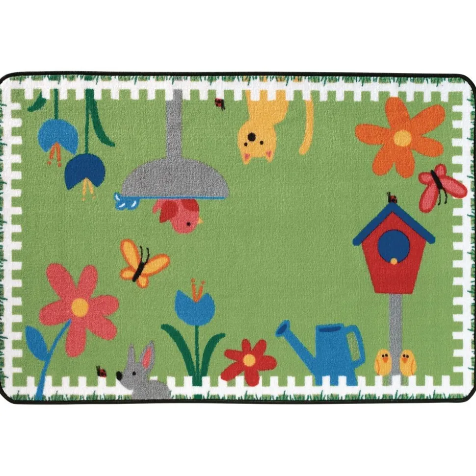 Garden Time 4' x 6' Rectangle Kids Value Carpet