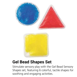 Gel Bead Sensory Shapes-Set of 6