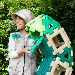 Giant Polydron Dinosaur Construction Set - 130pcs