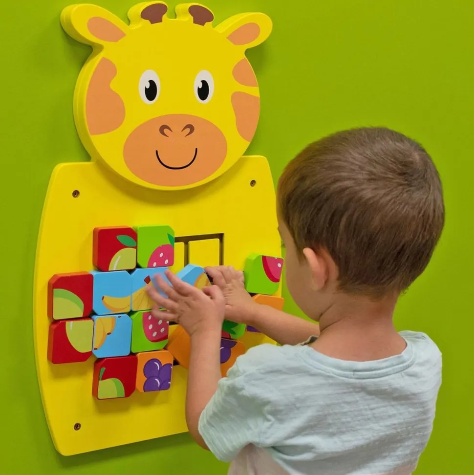 Giraffe Activity Wall Panel