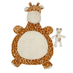 Giraffe Mat + Soft 11" Plush