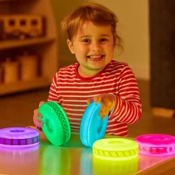 Glow, Stack & Build Textured Discs