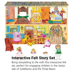 Goldilocks and the 3 Bears Felt Set