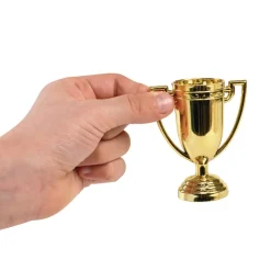 8 GOLD TROPHY CUPS