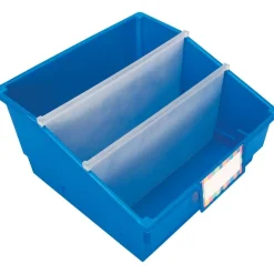 Group Colors For 6 - Picture Book Bins With Dividers - 6 bins