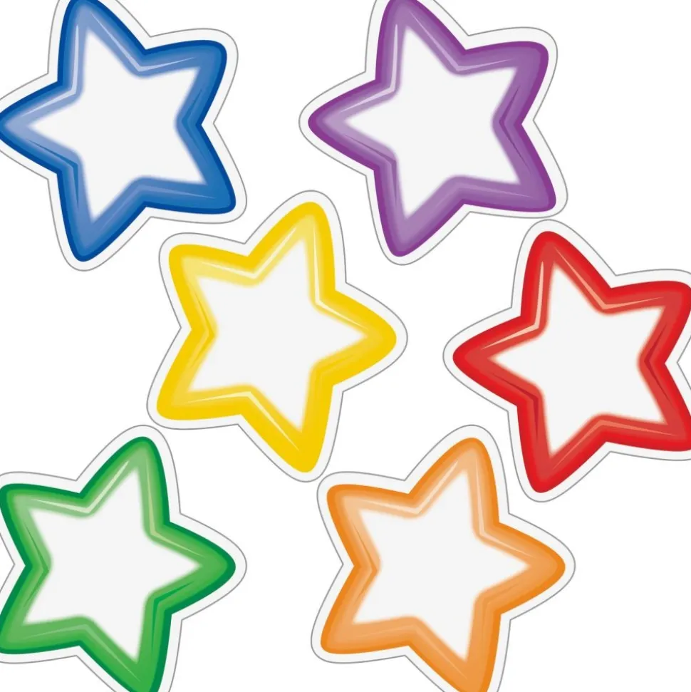 Group-Color Student Name Star Magnets - 6 Colors