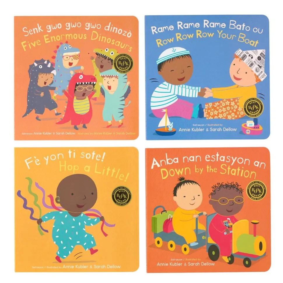 Haitian Creole Board Books Set 3 - 4 books