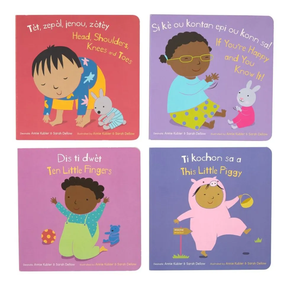 Haitian Creole Board Books Set 1 - 4 books