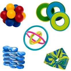 Hand Held Fidget Kit - Set of 5 Fidgets