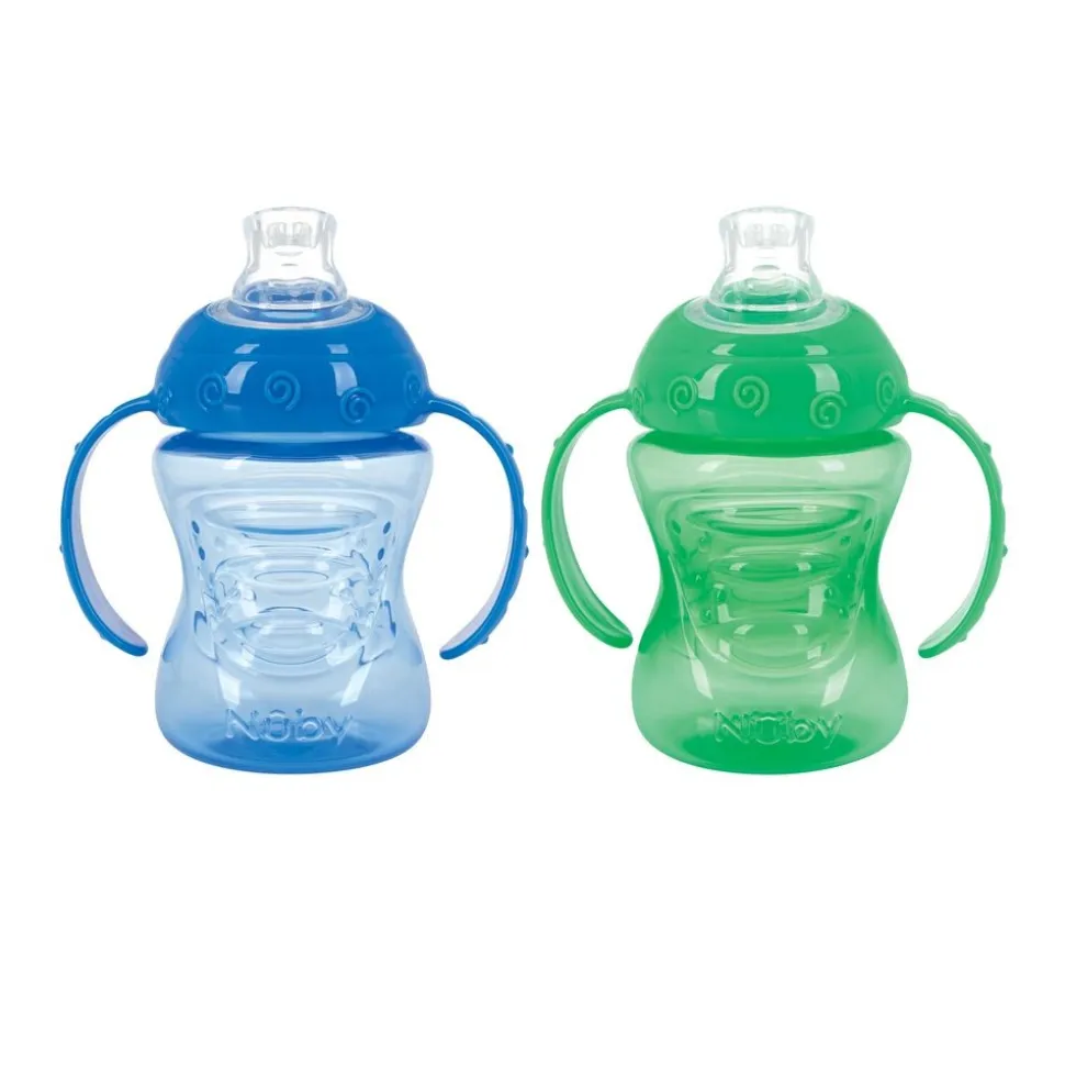 2-Handle No-Spill Grip N’ Sip with Super Spout