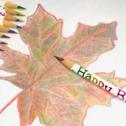 Happy Birthday Multi-Colored Pencils - 12 pencils