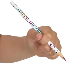 Happy Birthday Multi-Colored Pencils - 12 pencils