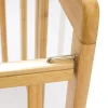 Hardwood Compact Folding Clear View Crib