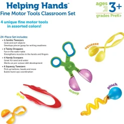 Helping Hands Fine Motor Tools Classroom Set - 24 pcs
