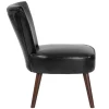 HERCULES Holloway Series Black LeatherSoft Retro Chair