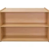 30" High Double-Sided Storage Unit - Maple/Maple, Assembled