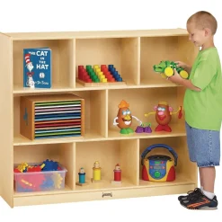 42" High 3-Tier Mobile Shelving Unit