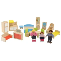 Hi-Rise Wooden Dollhouse
