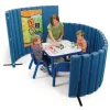 48"H x 10'L Angeles® BaseLine® Sound Sponge® Quiet Dividers® Blueberry