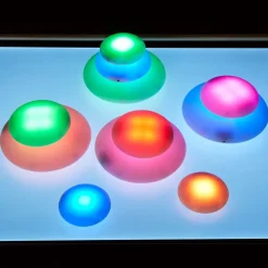 Illuminated Sensory Glow Pebbles - 12pcs