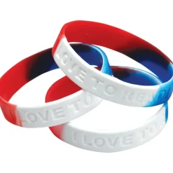 I Love To Read! Silicone Bracelet - 24 bracelets